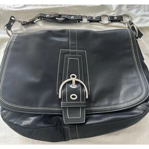 Coach Soho XLarge Hobo Black Shoulder Bag Rare. Y2K